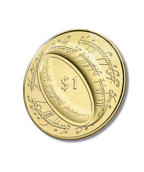 Sauron gold Art Design round special Glass Picture!