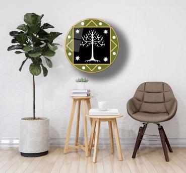 White Tree of Gondor Art Design round special Glass Picture!