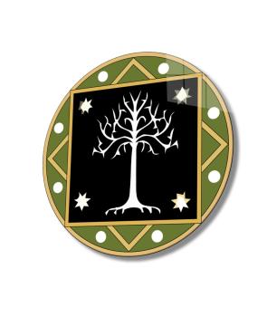 White Tree of Gondor Art Design round special Glass Picture!