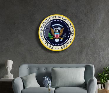 Seal of the President of the United States Art Design round special Glass Picture!