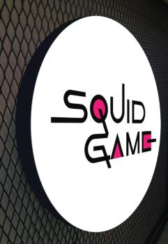Squid Games LED light round white