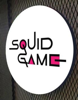 Squid Games LED light round white