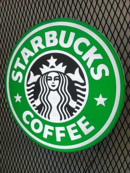 Starbucks Coffee Logo Led Leuchtschild rund