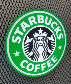 Starbucks Coffee Logo Led Leuchtschild rund