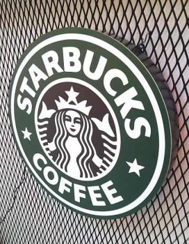 Starbucks Coffee Logo Led Leuchtschild rund
