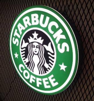 Starbucks Coffee Logo Led Leuchtschild rund