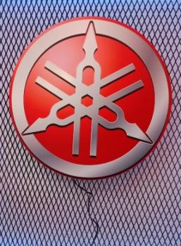 Yamaha Logo Led Wandleuchte rund