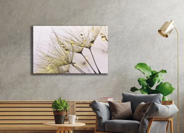 Pflanzen Art Design rechteckiges spezial Glasbild!
