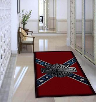 Harley Davidson rectangular carpet!