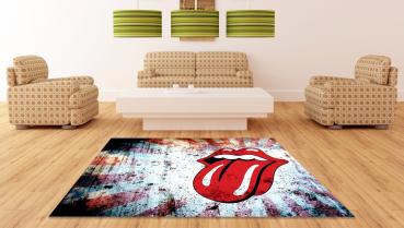 Rolling Stones rectangular carpet!