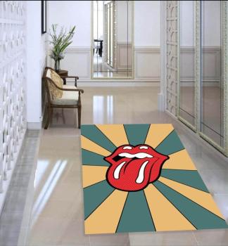 Rolling Stones rectangular carpet!