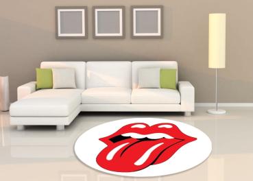 Rolling Stones Logo round carpet!