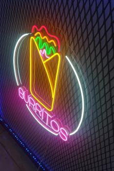 Mexican Food Burritos Neon Led Werbeleuchte für ihr Restaurant!