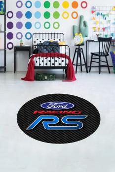 Ford Racing RS Logo round carpet!