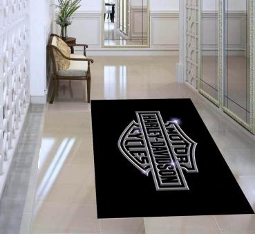 Harley Davidson rectangular carpet!