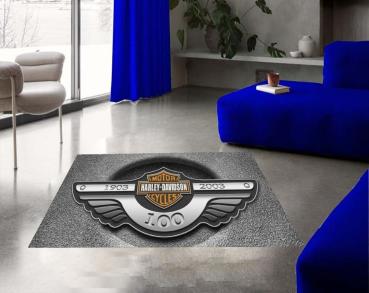 Harley Davidson rectangular carpet!