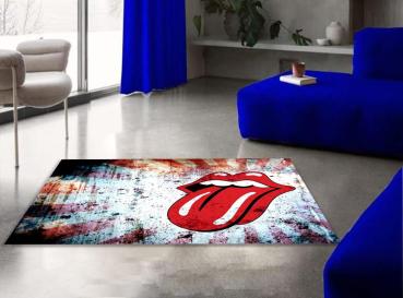 Rolling Stones rectangular carpet!