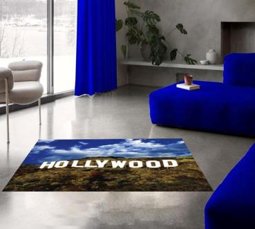 Hollywood Sign rectangular carpet!