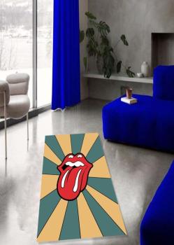 Rolling Stones rectangular carpet!