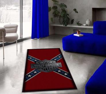 Harley Davidson rectangular carpet!