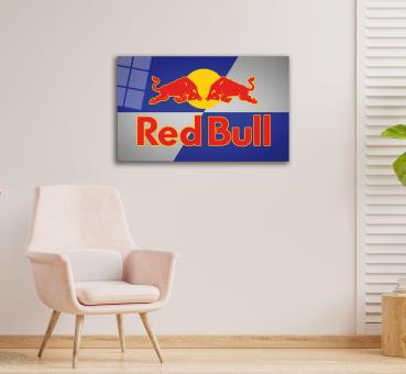 Red Bull Art Design rectangular special Glass Picture!
