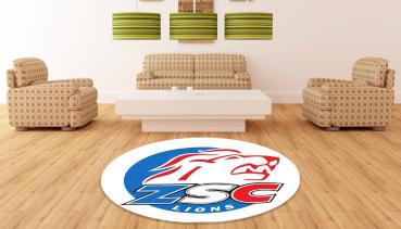 Zsc Lion Eishockey Team Logo round carpet!