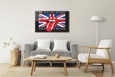 Rolling Stones Art Design rectangular special Glass Picture!