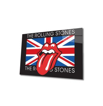 Rolling Stones Art Design rectangular special Glass Picture!