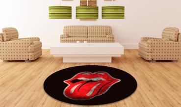 Rolling Stones Logo round carpet!
