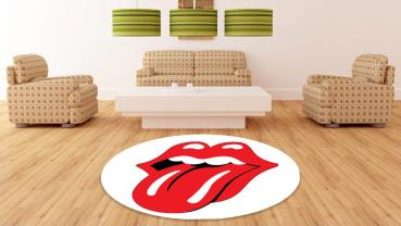 Rolling Stones Logo round carpet!