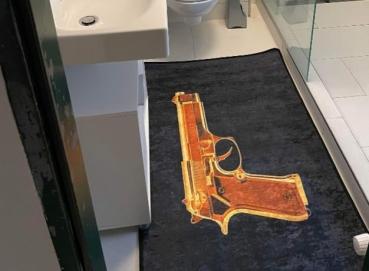 Golden Beretta rectangular carpet!