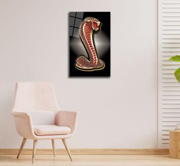 Shelby Cobra Art Design rectangular special Glass Picture!