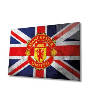Manchester United FC Art Design rectangular special Glass Picture!