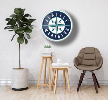 Seattle Mariners Art Design rundes spezial Glasbild!