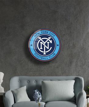New York City FC Art Design round special Glass Picture!