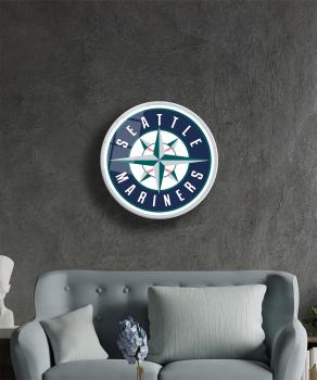 Seattle Mariners Art Design rundes spezial Glasbild!