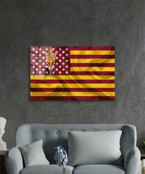 Arizona State Sun Devils Art Design rectangular special Glass Picture!