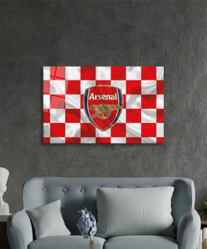 Arsenal FC Art Design rectangular special Glass Picture!