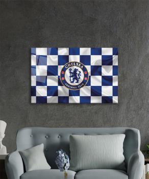 Chelsea FC Art Design rectangular special Glass Picture!