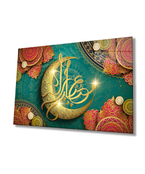 Islamic Calligraphy Art Design rectangular special Glass Picture!