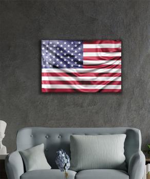 American flag  Art Design rectangular special Glass Picture!