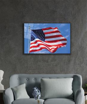 American flag  Art Design rectangular special Glass Picture!