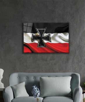 German imperial flag Art Design rectangular special Glass Picture!