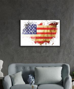 American flag  Art Design rectangular special Glass Picture!