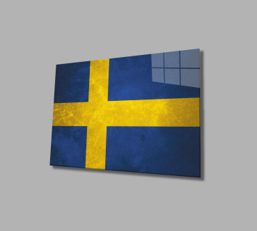 Sweden flag Art Design rectangular special Glass Picture!