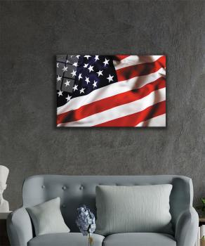 American flag  Art Design rectangular special Glass Picture!