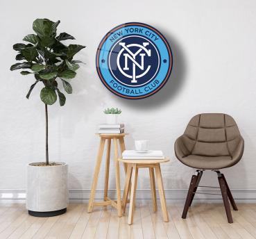 New York City FC Art Design round special Glass Picture!