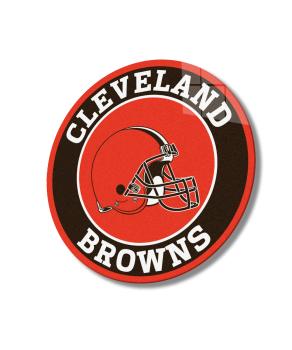 Cleveland Browns Art Design round special Glass Picture!