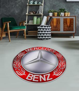 Mercedes Vintage Logo round carpet!