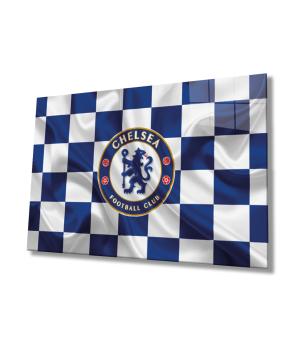 Chelsea FC Art Design rectangular special Glass Picture!